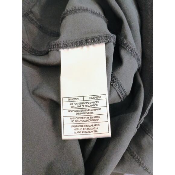 Nike Capris Women's Small (4-6) Black Dri-Fit Minimalist Golf Athleisure Outdoor - Picture 6 of 6